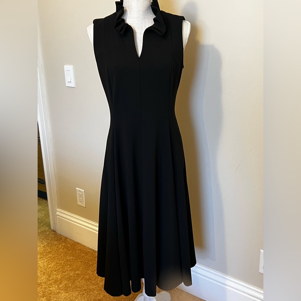 Calvin Klein black sleeveless dress